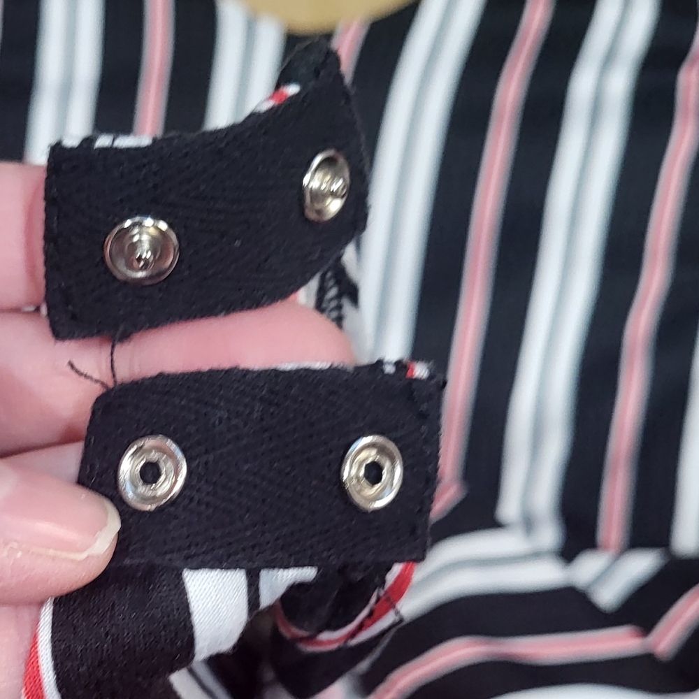 Set Of 2 Gaze Soft Red & Black Spaghetti Strap Bodysuits Sz M - Picture 3 of 10